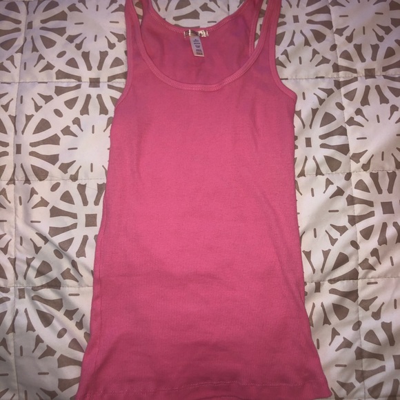 Wife Beater Pink Tank Top - Picture 4 of 4